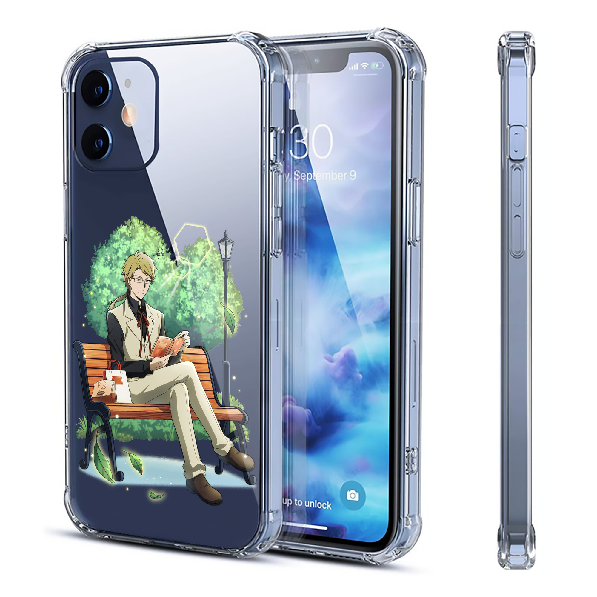 （画像用） 文豪ストレイドッグス Bungo Stray Dogs 【iPhone 12シリーズ対応】透明スマホケース（クリアソフトケース）